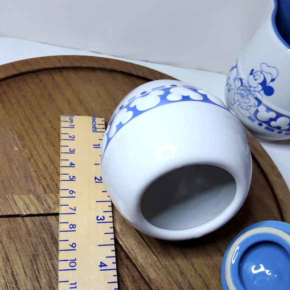 Authentic original Disney Parks Mickey Blue Sugar&Creamer - Picture 12 of 12